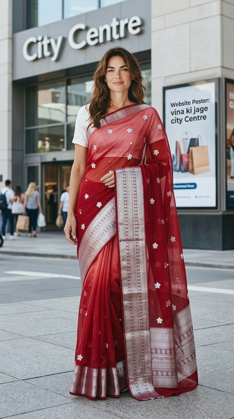 Orgenja Saree Collection With Blouse ORG1