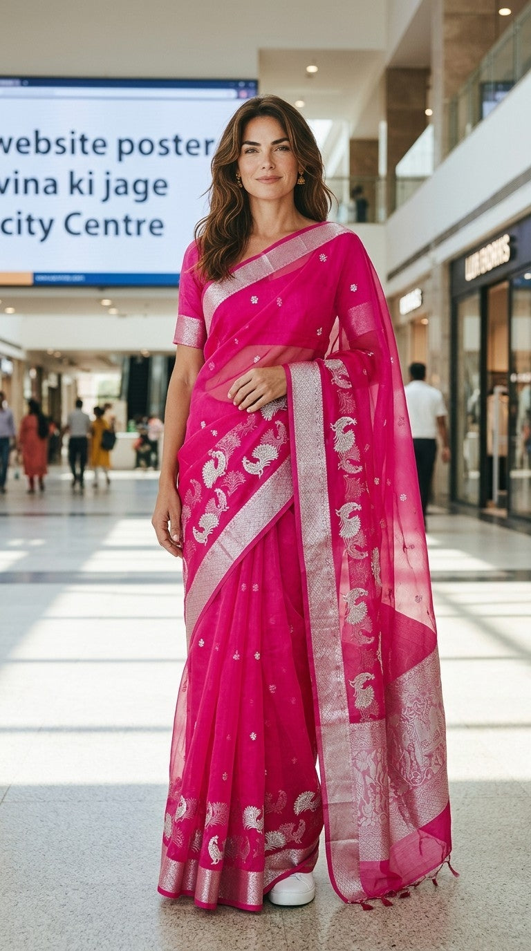 Orgenja Saree Collection With Blouse ORG1