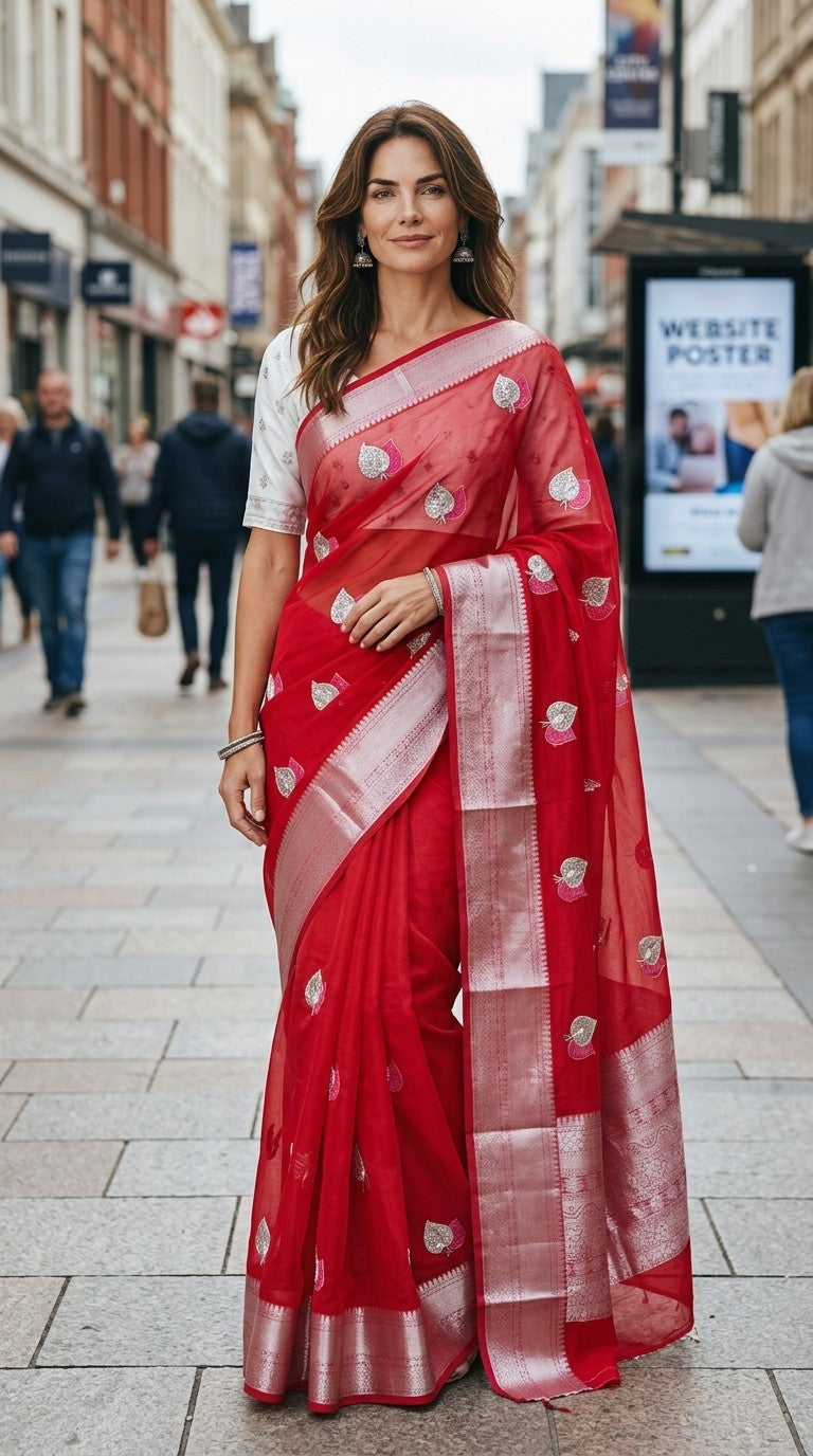 Orgenja Saree Collection With Blouse ORG1