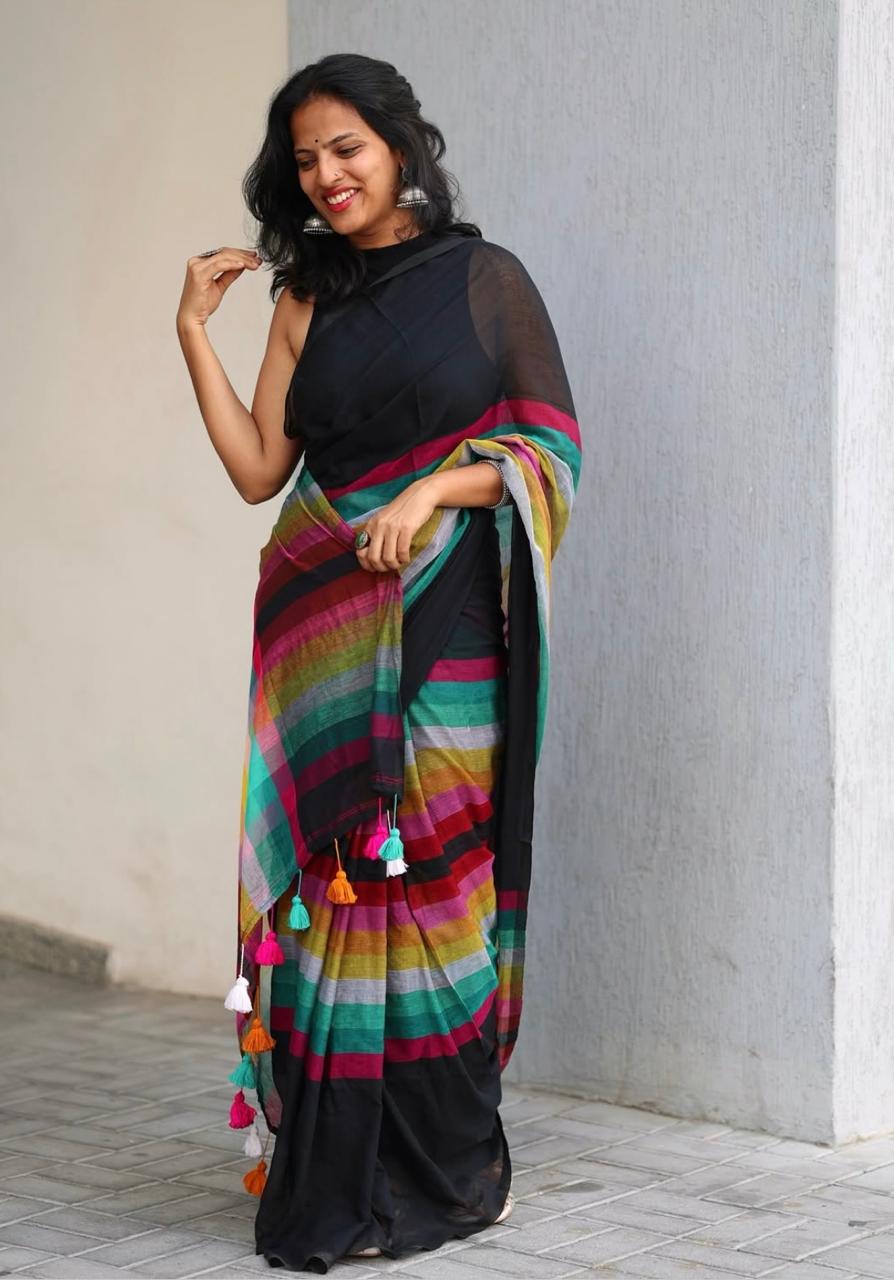 The Premium Cotton Saree Collection