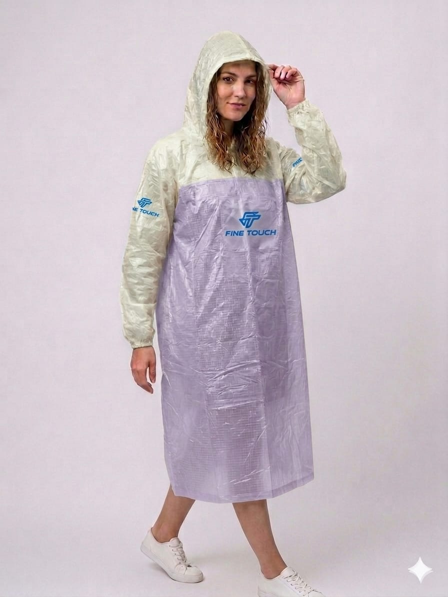 Waterproof Transparent Poncho Raincoat