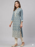Straight Cut Long Kurti