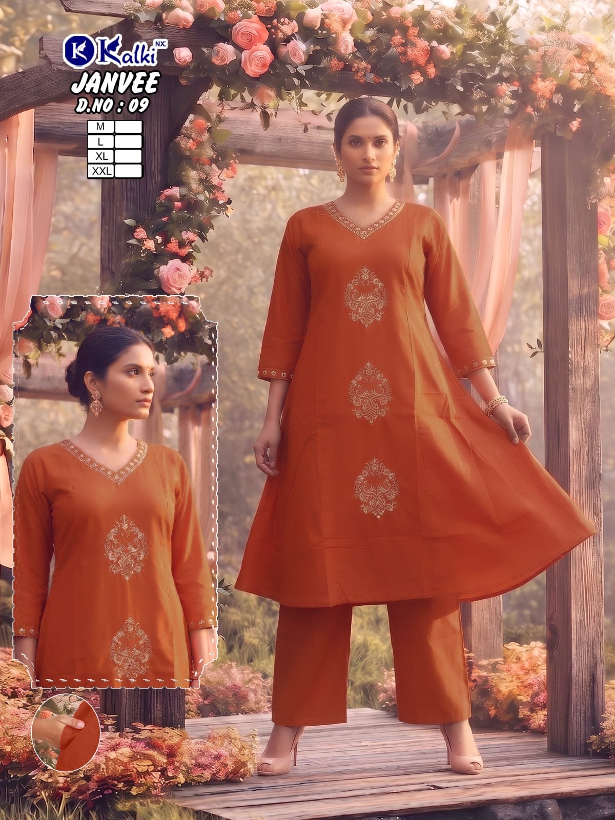 Pure Dabu Cotton Cord Set Collection (with Exquisite Embroidery Work)