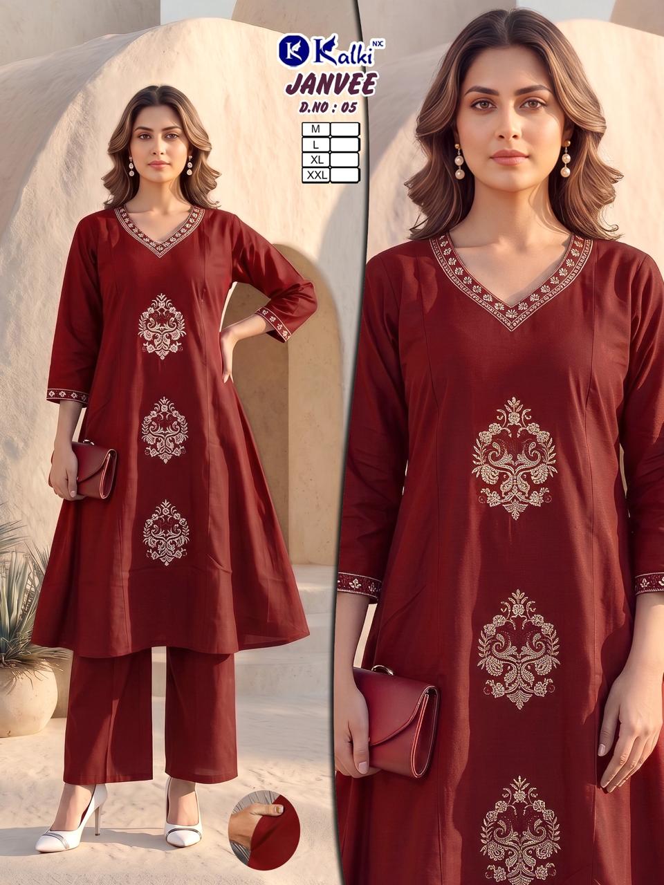 Pure Dabu Cotton Cord Set Collection (with Exquisite Embroidery Work)