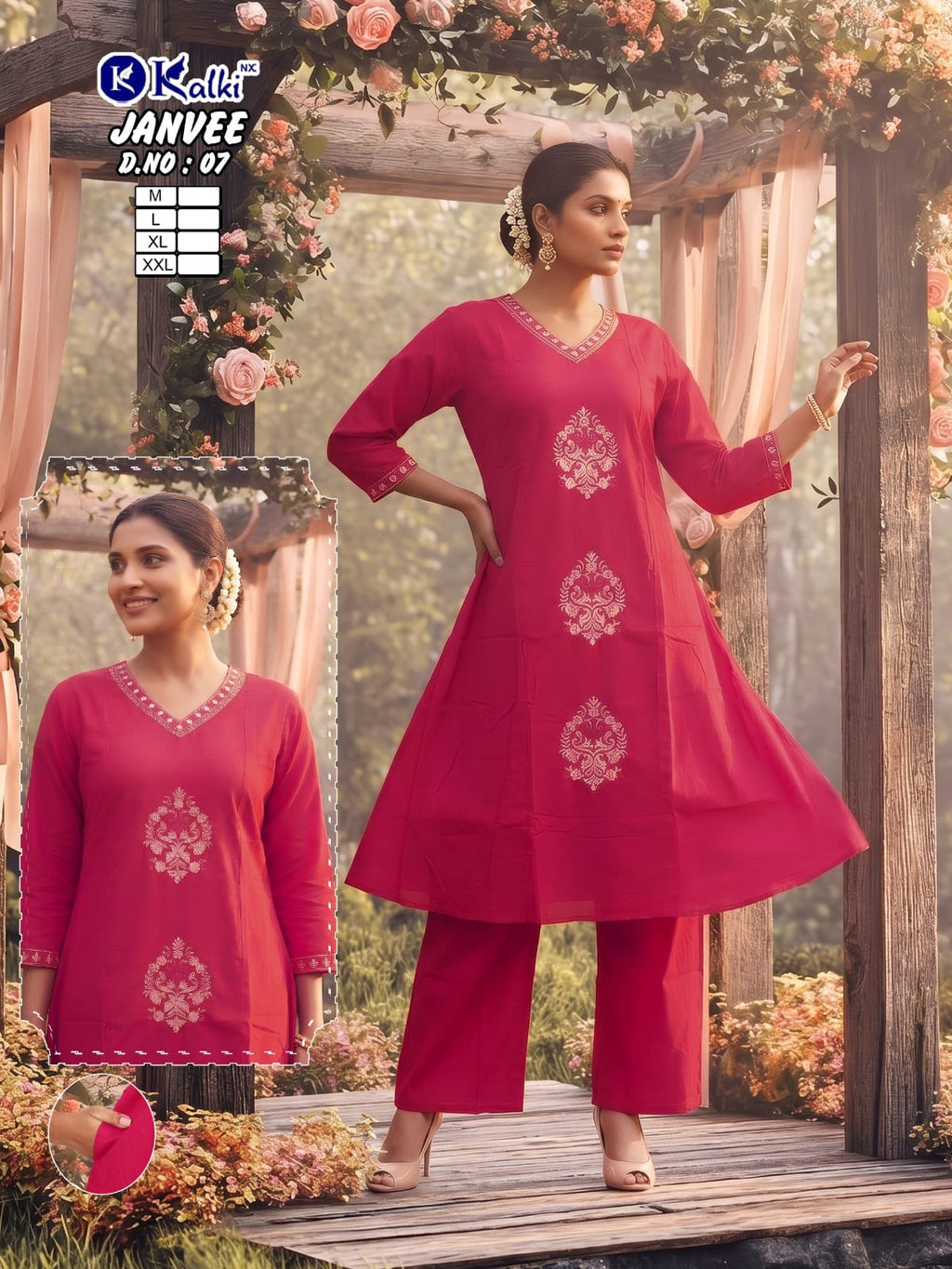Pure Dabu Cotton Cord Set Collection (with Exquisite Embroidery Work)