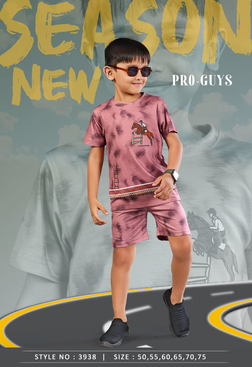 Pro-Guys Kids Cotton Co-ord Set Collection (T-Shirt & Shorts Pack)