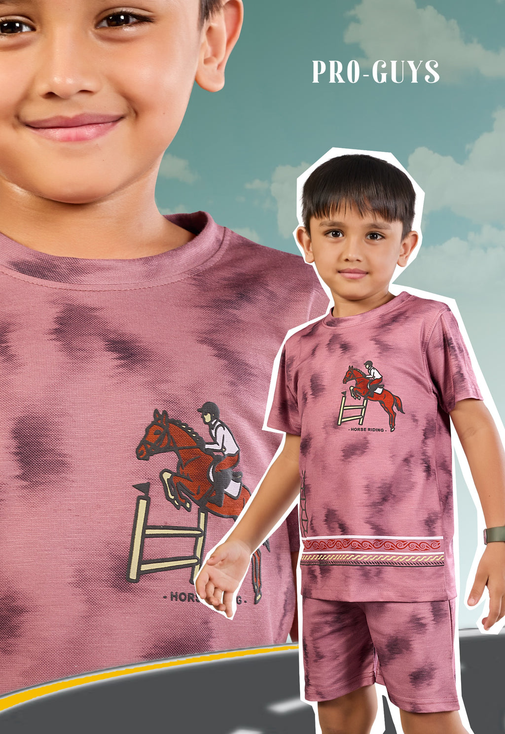Pro-Guys Kids Cotton Co-ord Set Collection (T-Shirt & Shorts Pack)