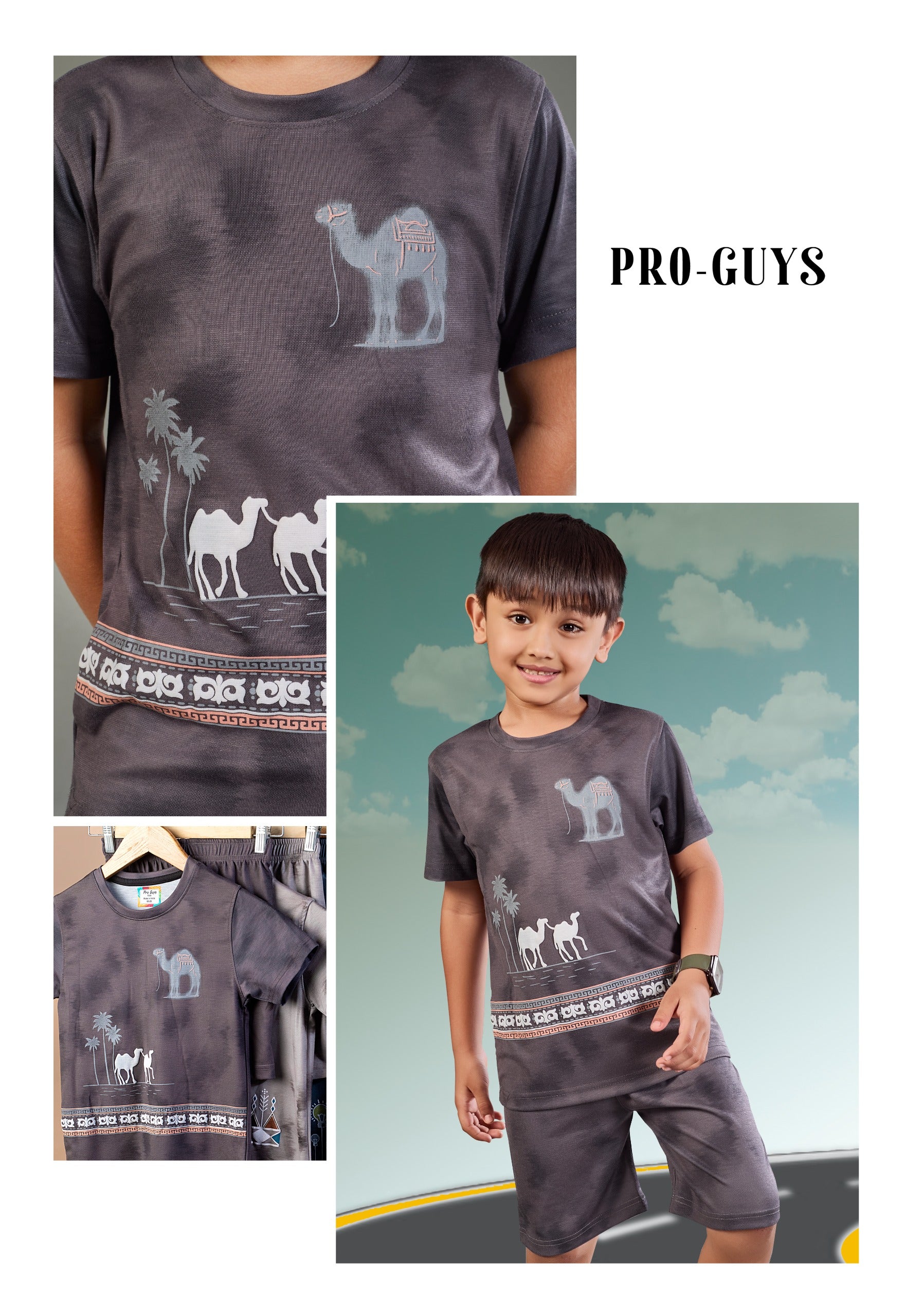 Pro-Guys Kids Cotton Co-ord Set Collection (T-Shirt & Shorts Pack)