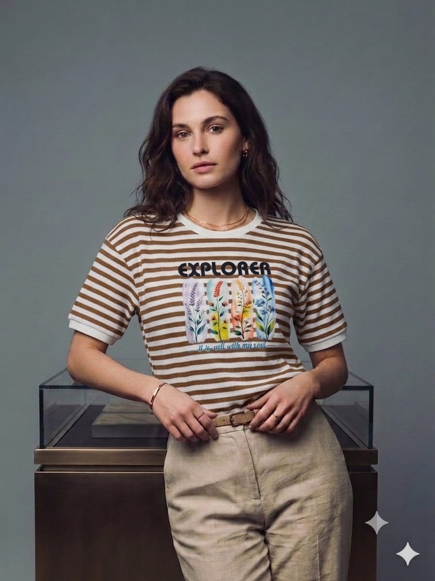 Premium Graphic Print Cotton T-Shirt
