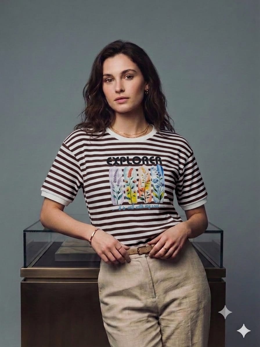 Premium Graphic Print Cotton T-Shirt