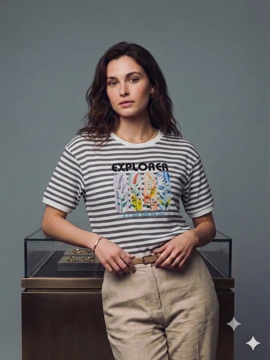 Premium Graphic Print Cotton T-Shirt