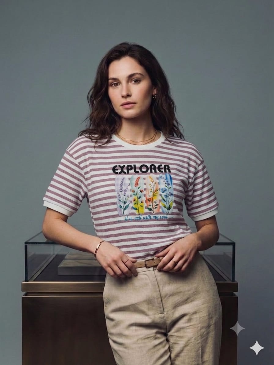 Premium Graphic Print Cotton T-Shirt