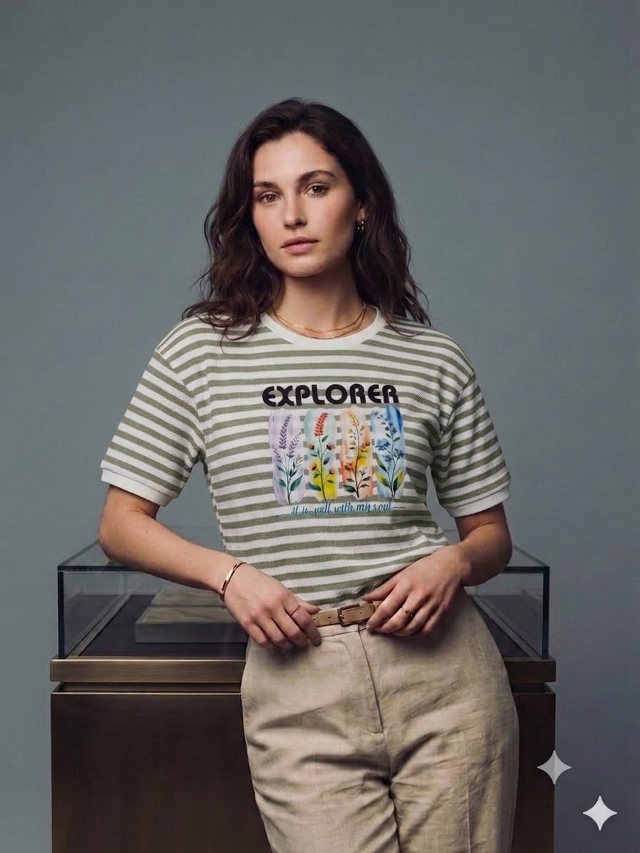 Premium Graphic Print Cotton T-Shirt