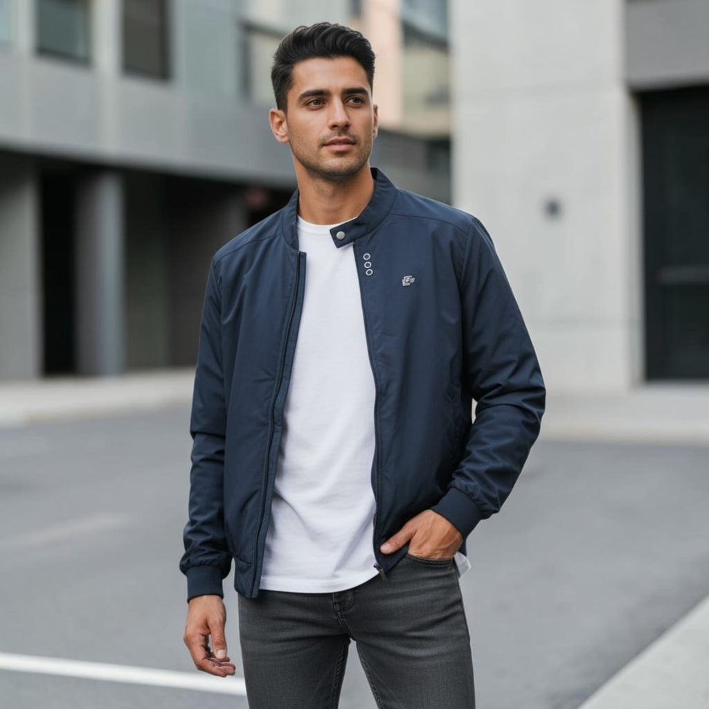 Men’s Classic Full-Zip Casual Jacket