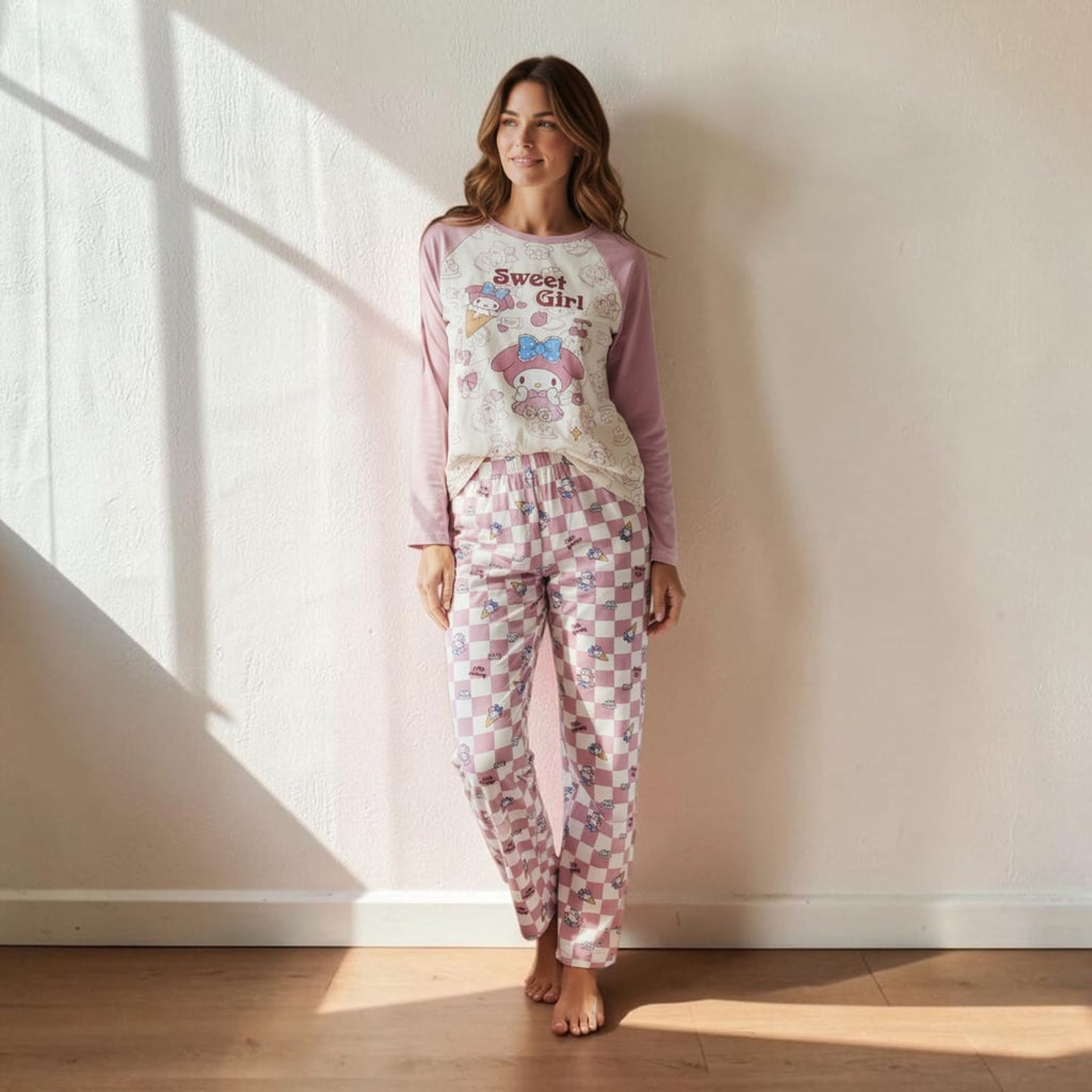Korean Style Printed Co-Ord Set