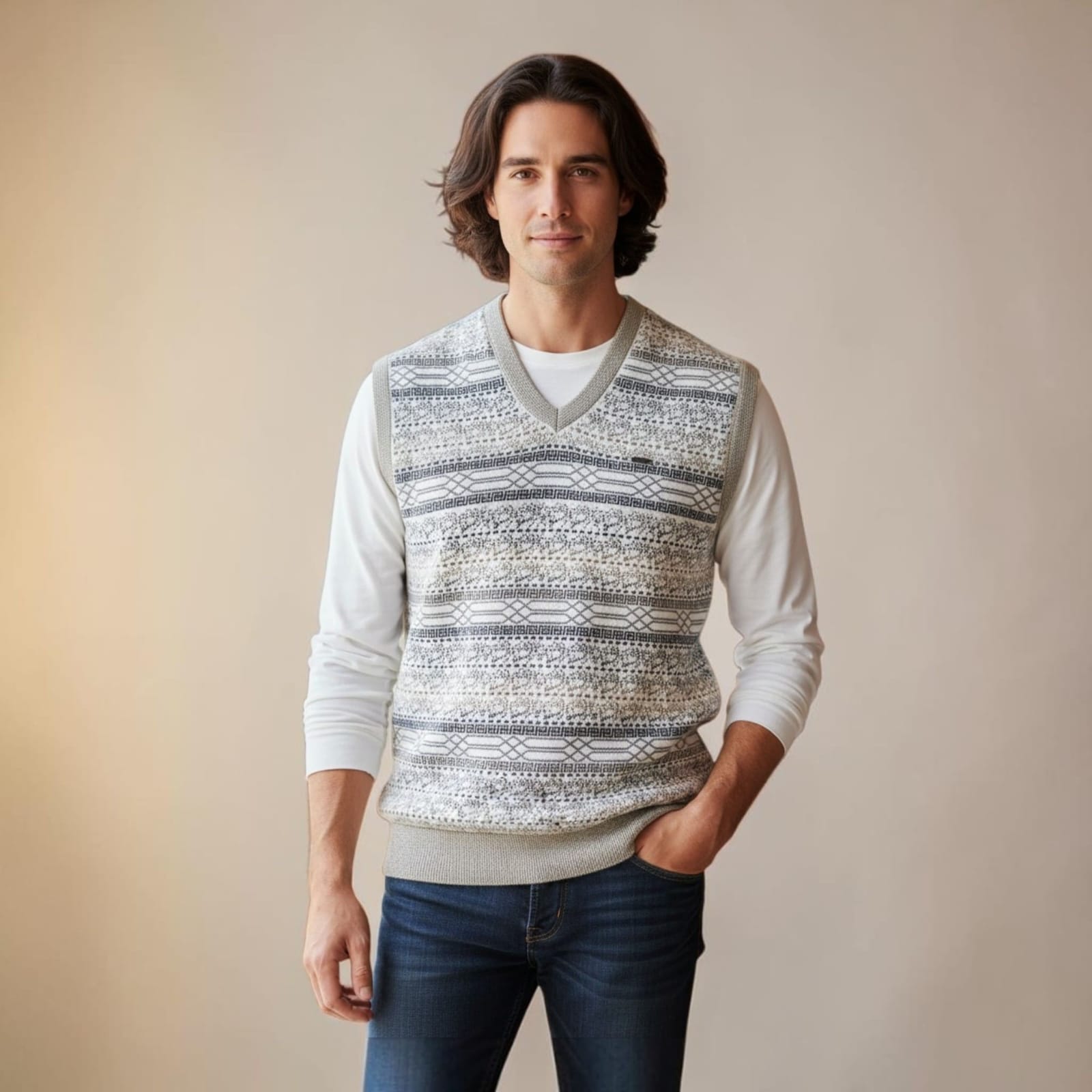 Diamond Touch Winter Wear Angora Sweater