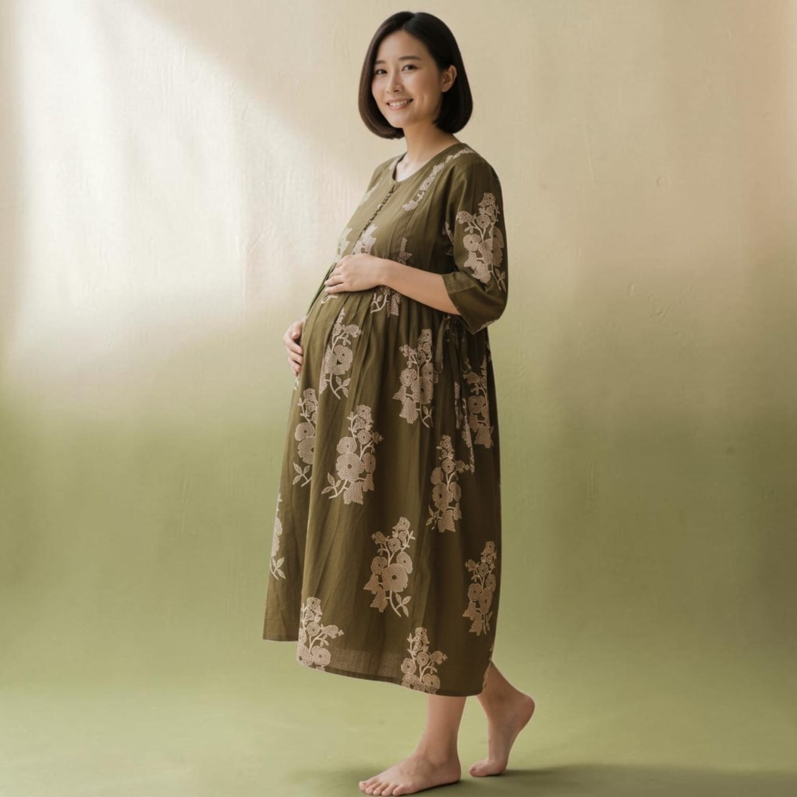 Moms & Mom Rayon Vertical Opening Hidden Zipper