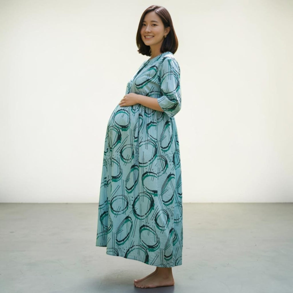 Moms & Mom Rayon Vertical Opening Hidden Zipper