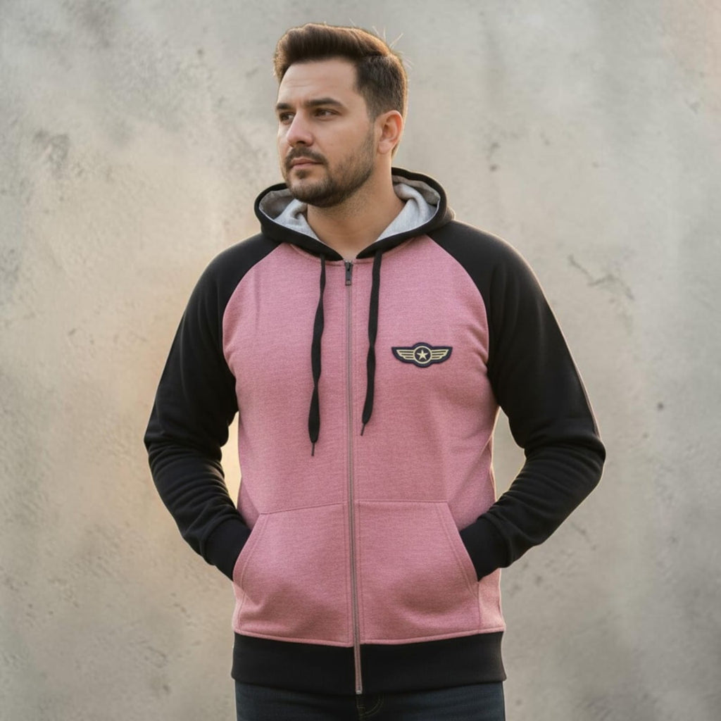 Diamond Touch Men's Zipper Sweat Hoodie