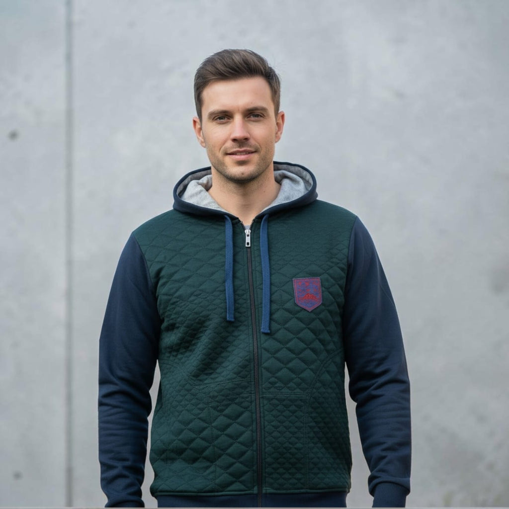 Diamond Touch Men's Zipper Sweat Hoodie