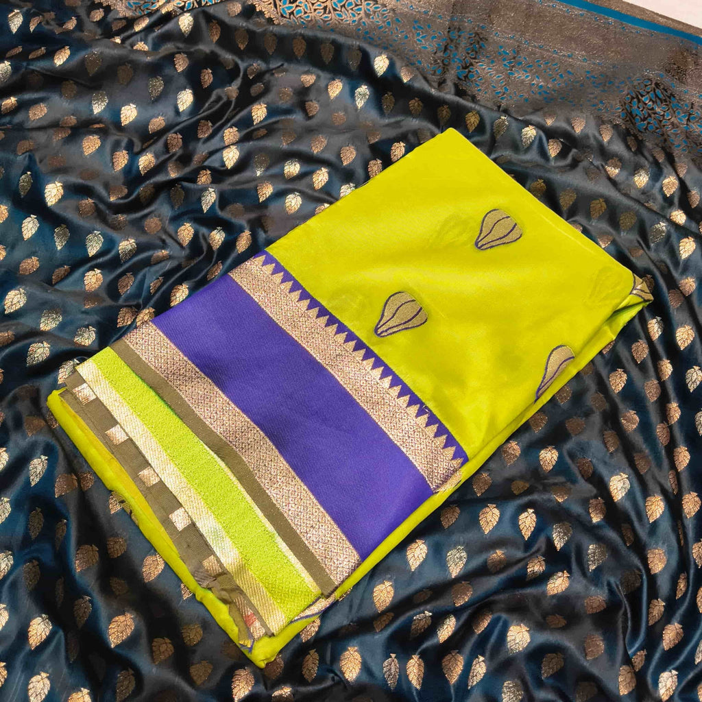 Modak Paithani Saree | Pure Silk Heritage Weave