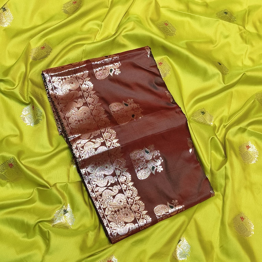 Peshwai Kattpadar Silk Saree