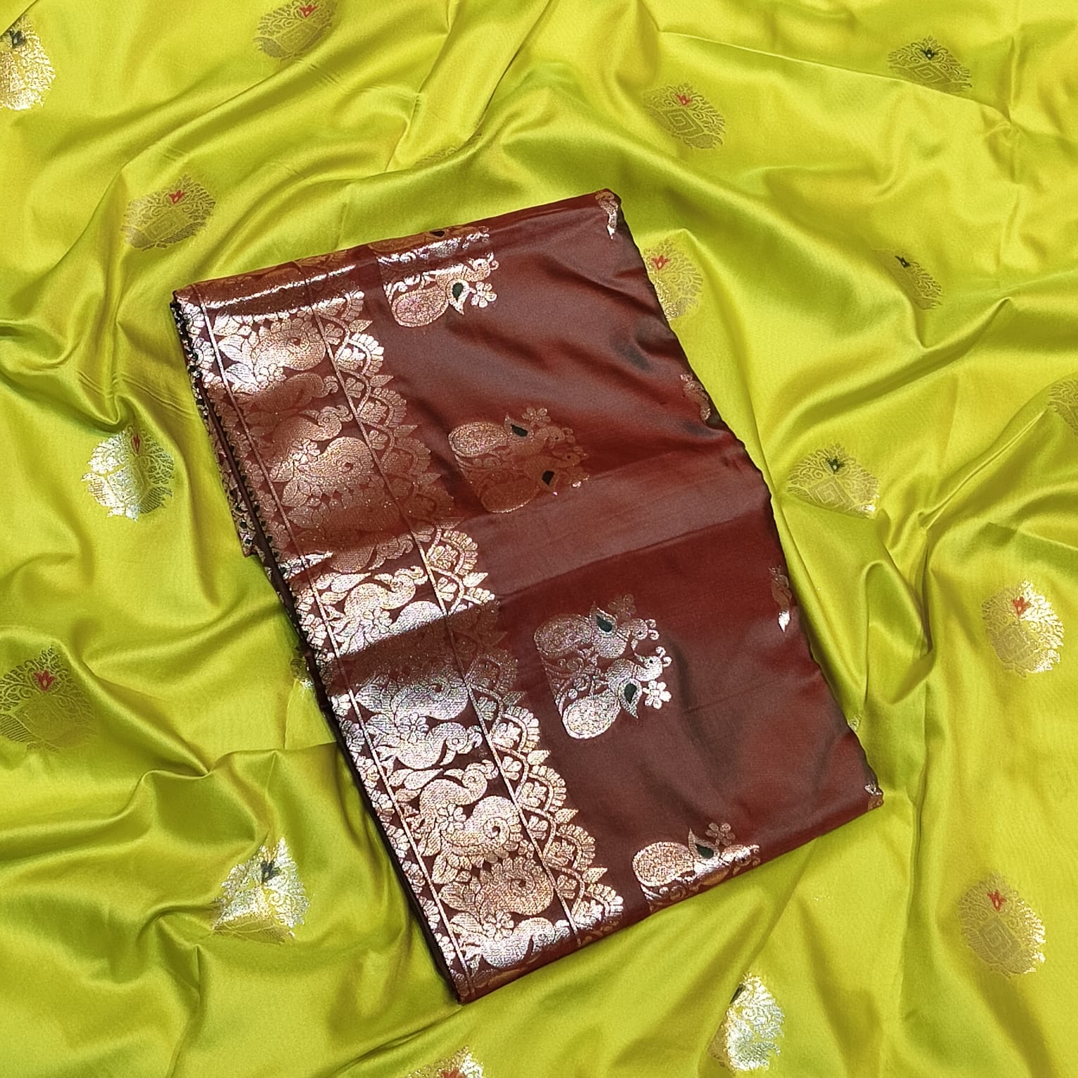 Peshwai Kattpadar Silk Saree