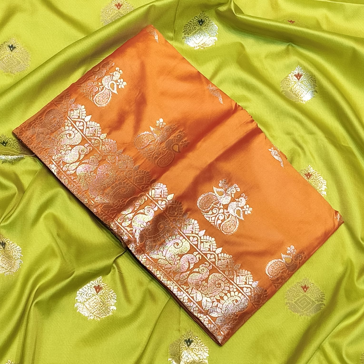 Peshwai Kattpadar Silk Saree