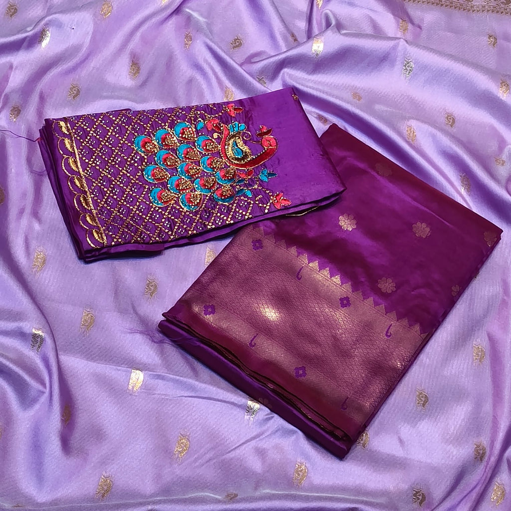 Kalanjali Chandrakala Aari Work Blouse Saree