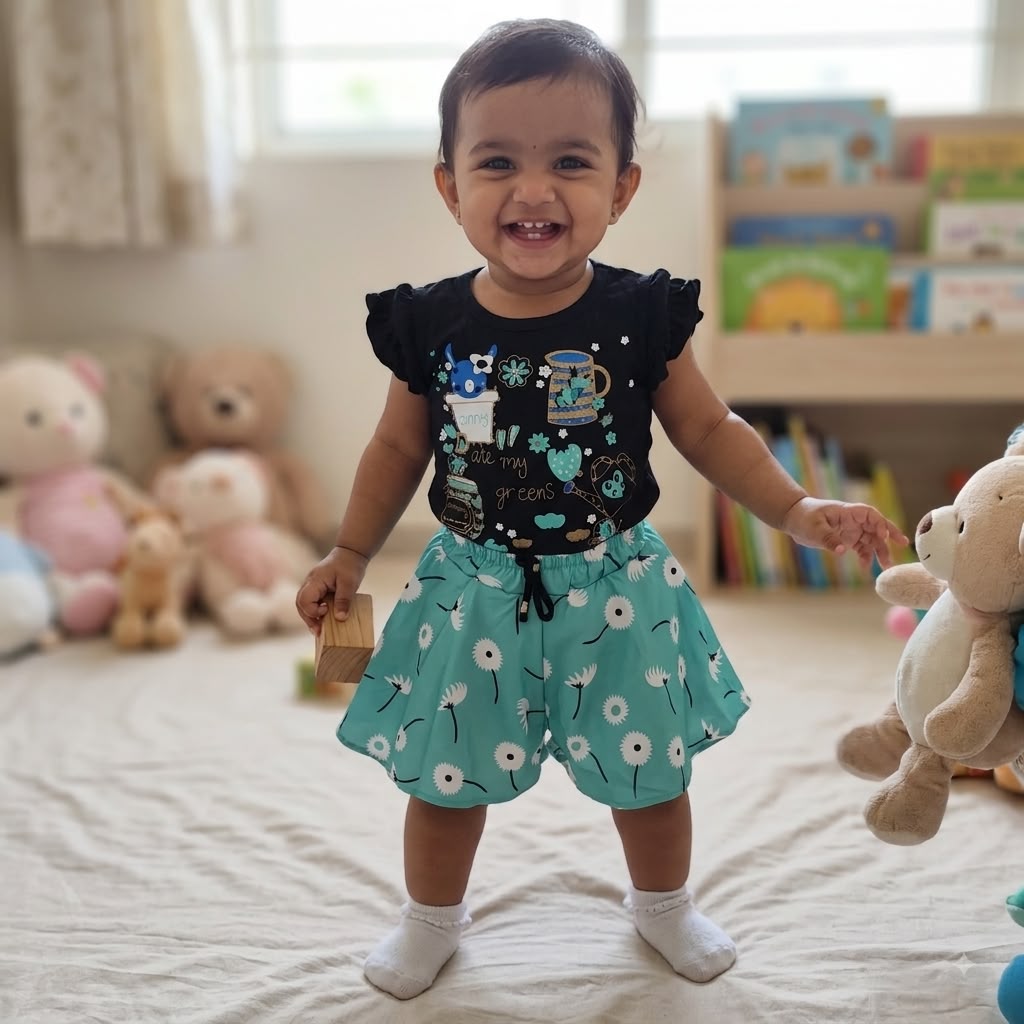 Kids Shirt & Skirt with Pant Set – 2-in-1 Combo