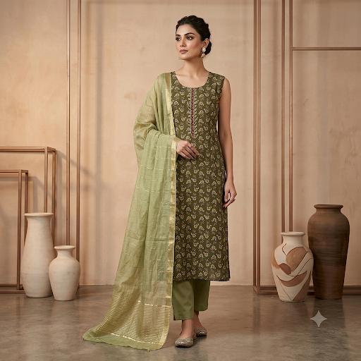 Kriva Churidar 3 Piece Set