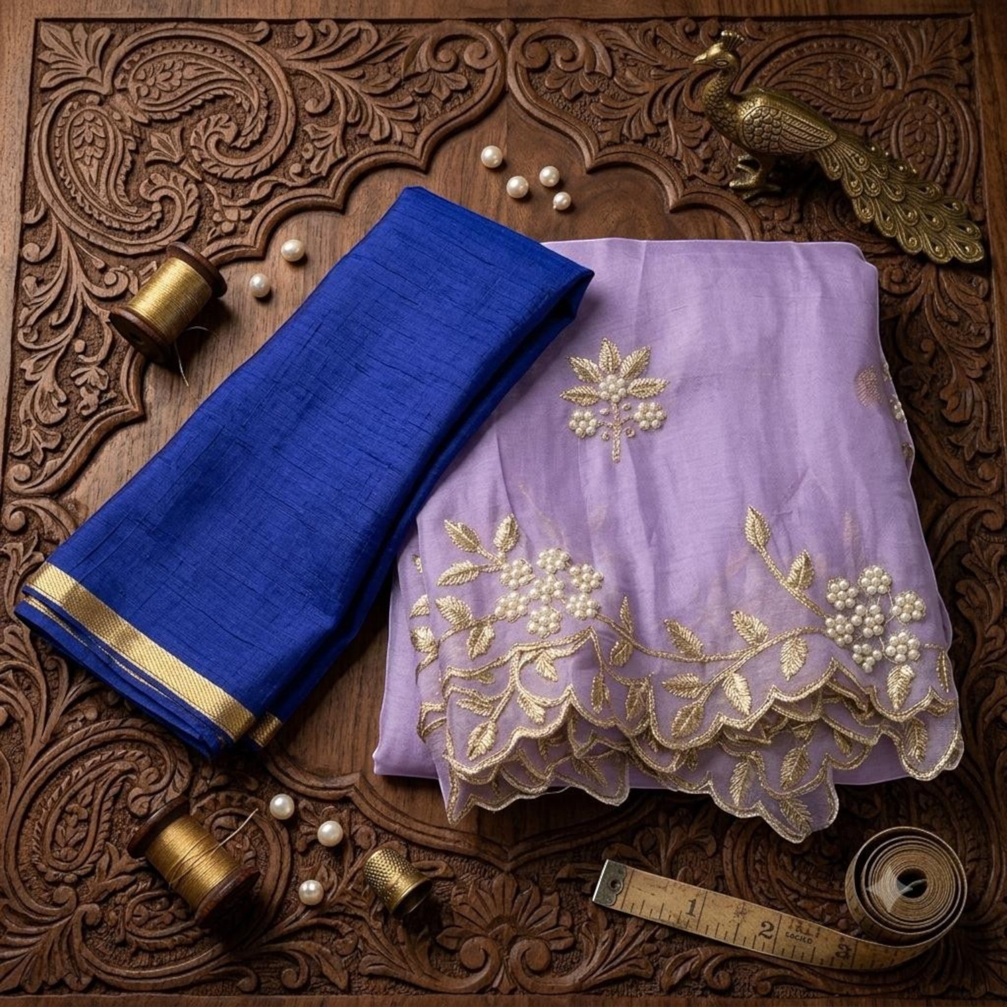 Premium MotiCrunch Saree