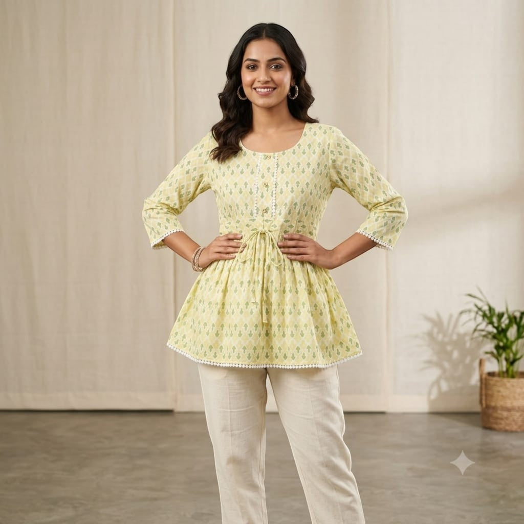 Premium Short Kurti – Women's Collection