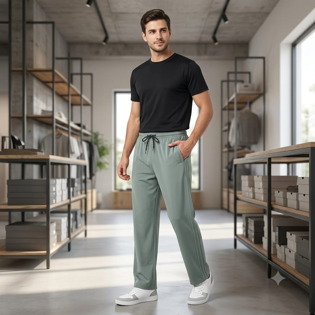 Straight Fit Track Pant | Men's Premium Active Wear
