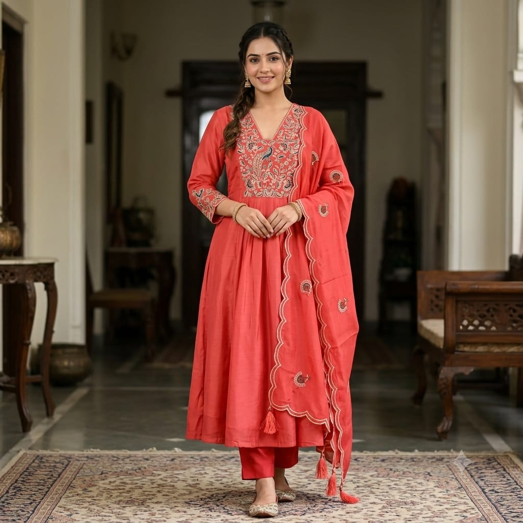 Premium Kalki Gaytri Churidar Set