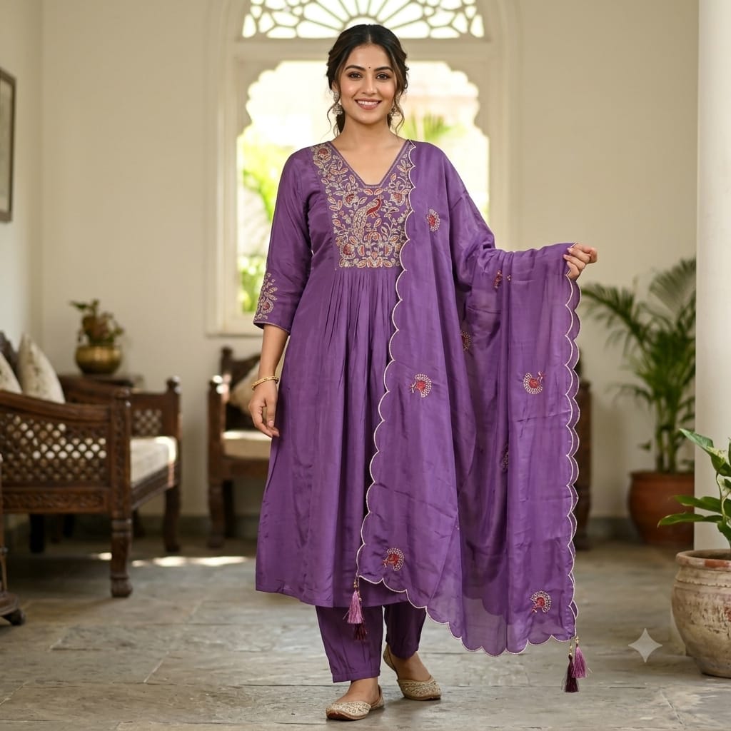 Premium Kalki Gaytri Churidar Set