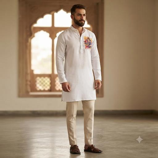 Ethnic Wear Men's Kurta – Bappa Festival Collection