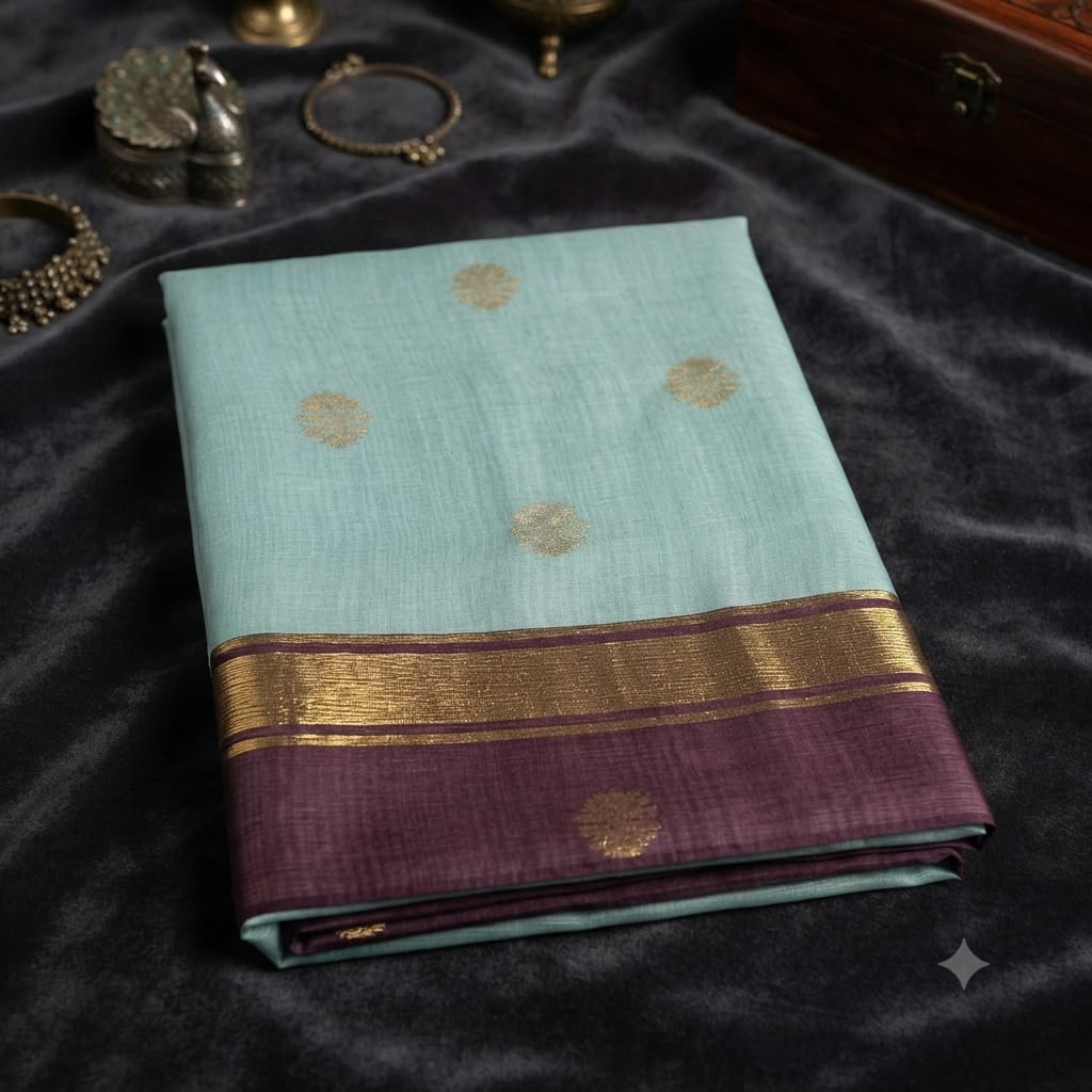Maheshwari Cotton Silk Saree