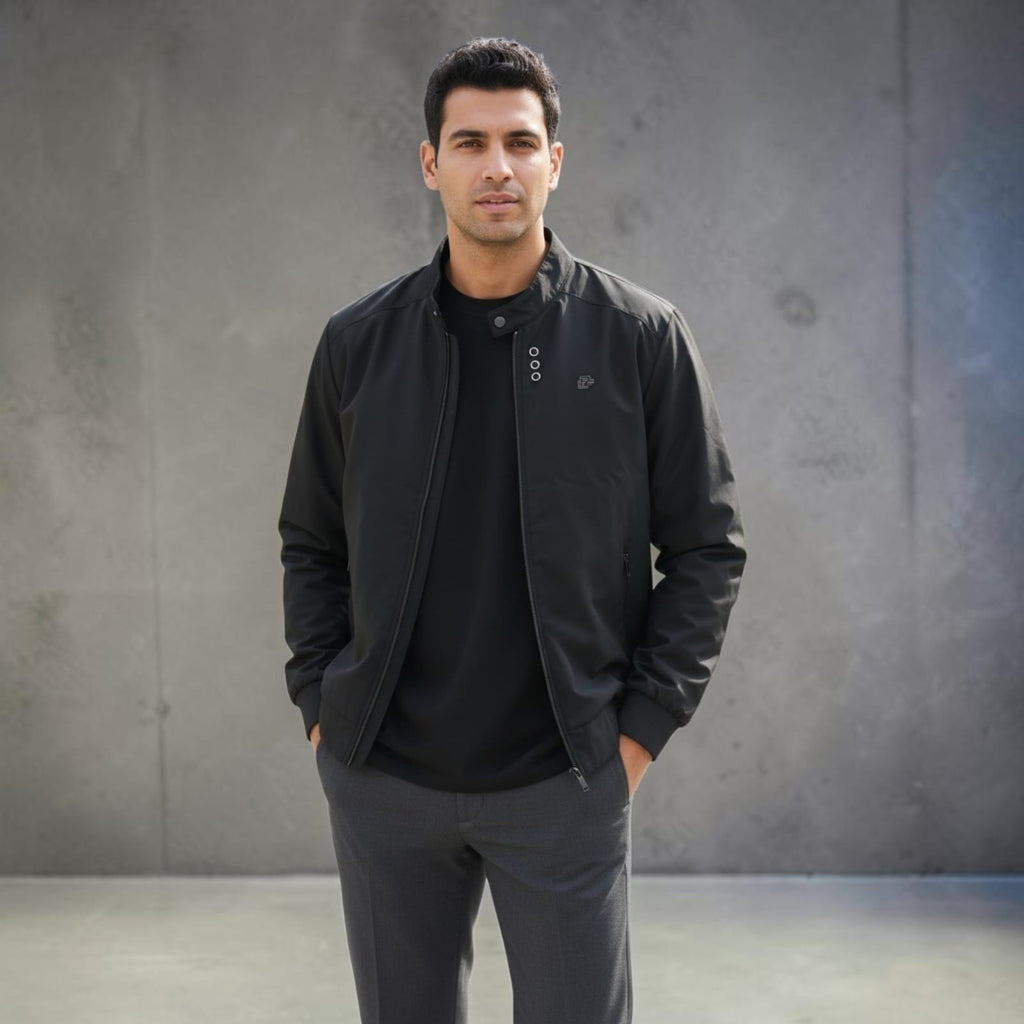 Men’s Classic Full-Zip Casual Jacket