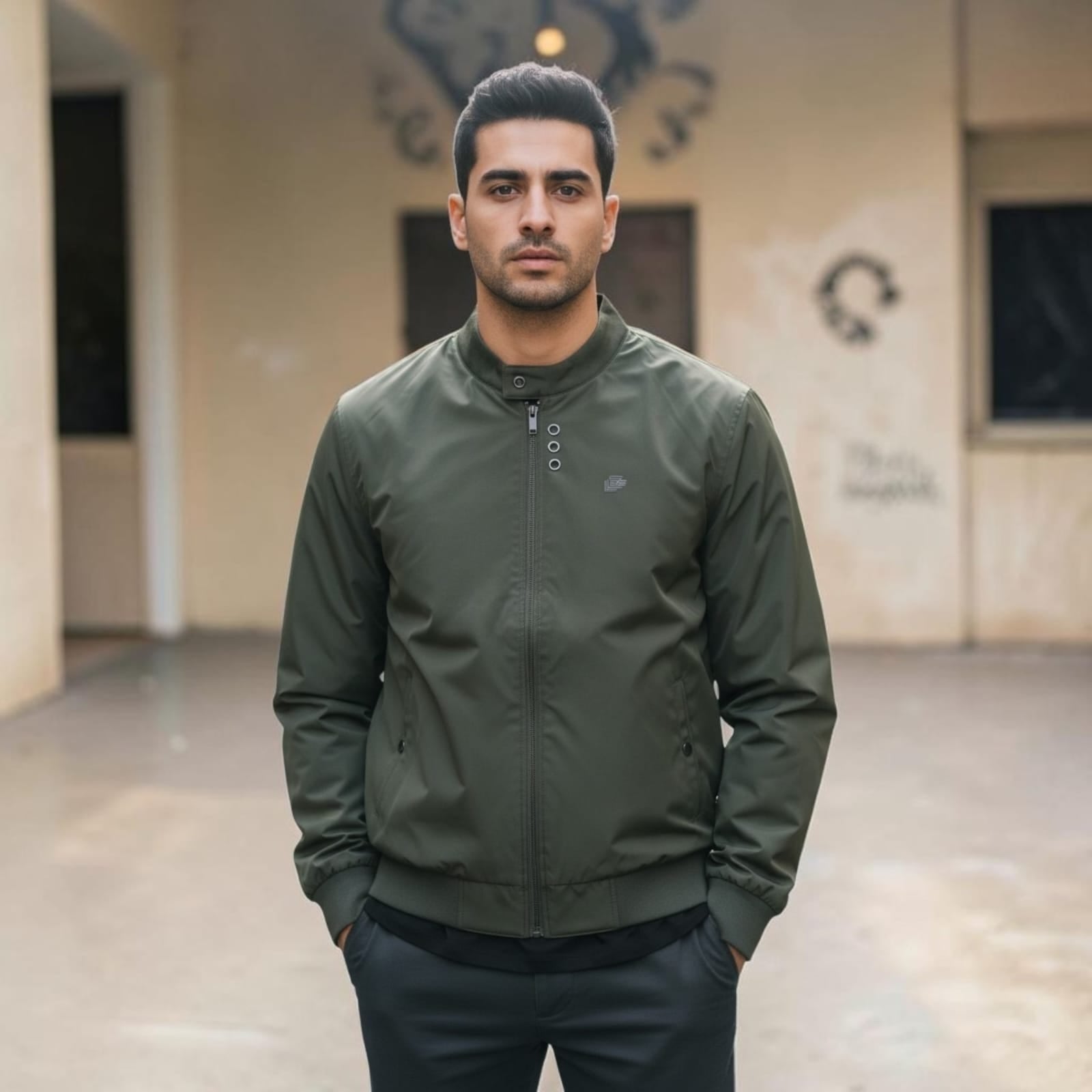 Men’s Classic Full-Zip Casual Jacket