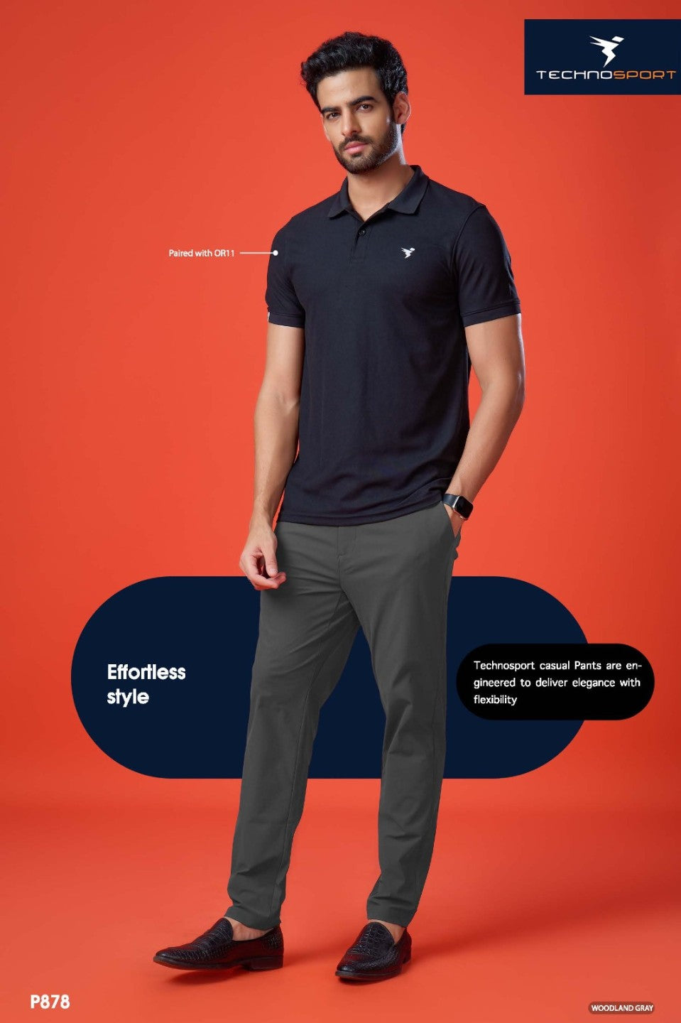 Technosport Duracool+ Solid 4-Way Stretch Casual Trousers Buy 3 At 1998