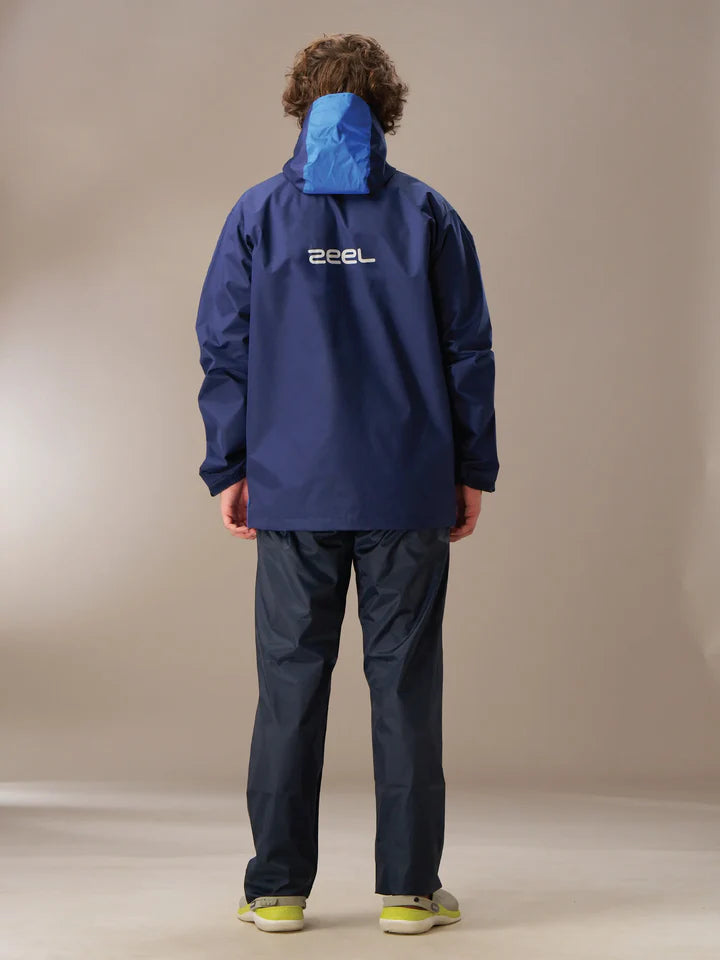 Zeel Go Hike Black & Blue Raincot - JS508