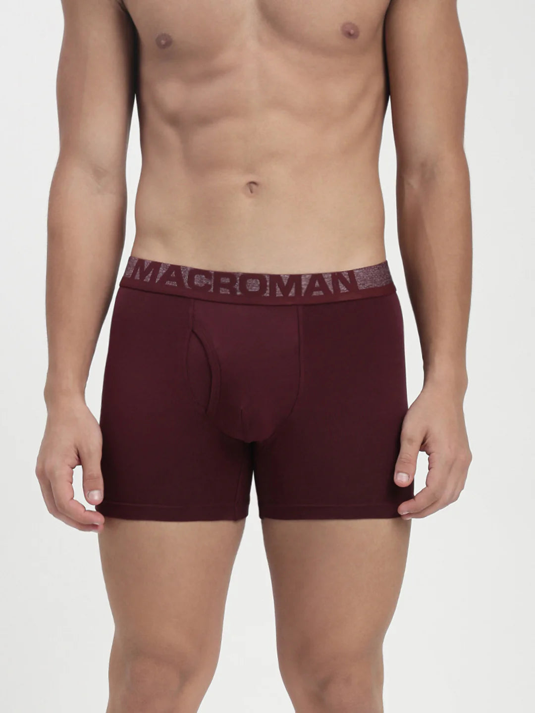 MACROMAN Men’s Cotton Spandex Long Trunk M596