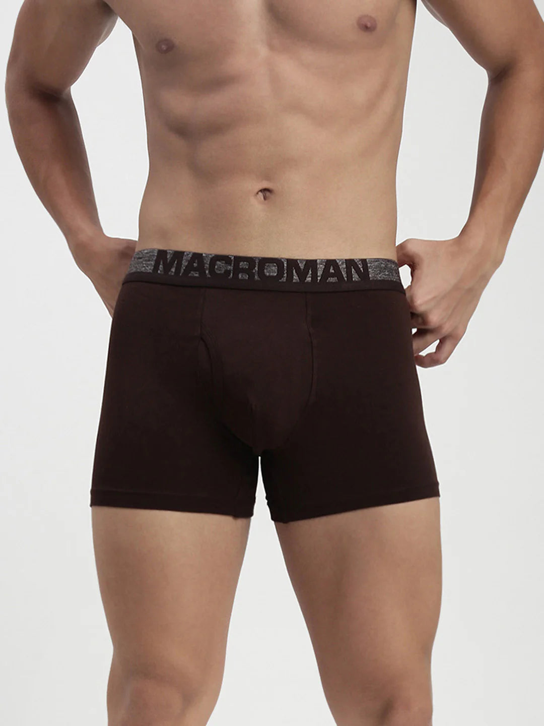 MACROMAN Men’s Cotton Spandex Long Trunk M596