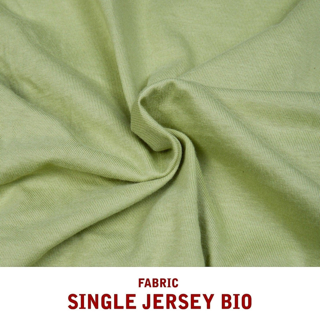 City Center Honey Girls collection light green single jersey knit fabric texture with soft breathable finish