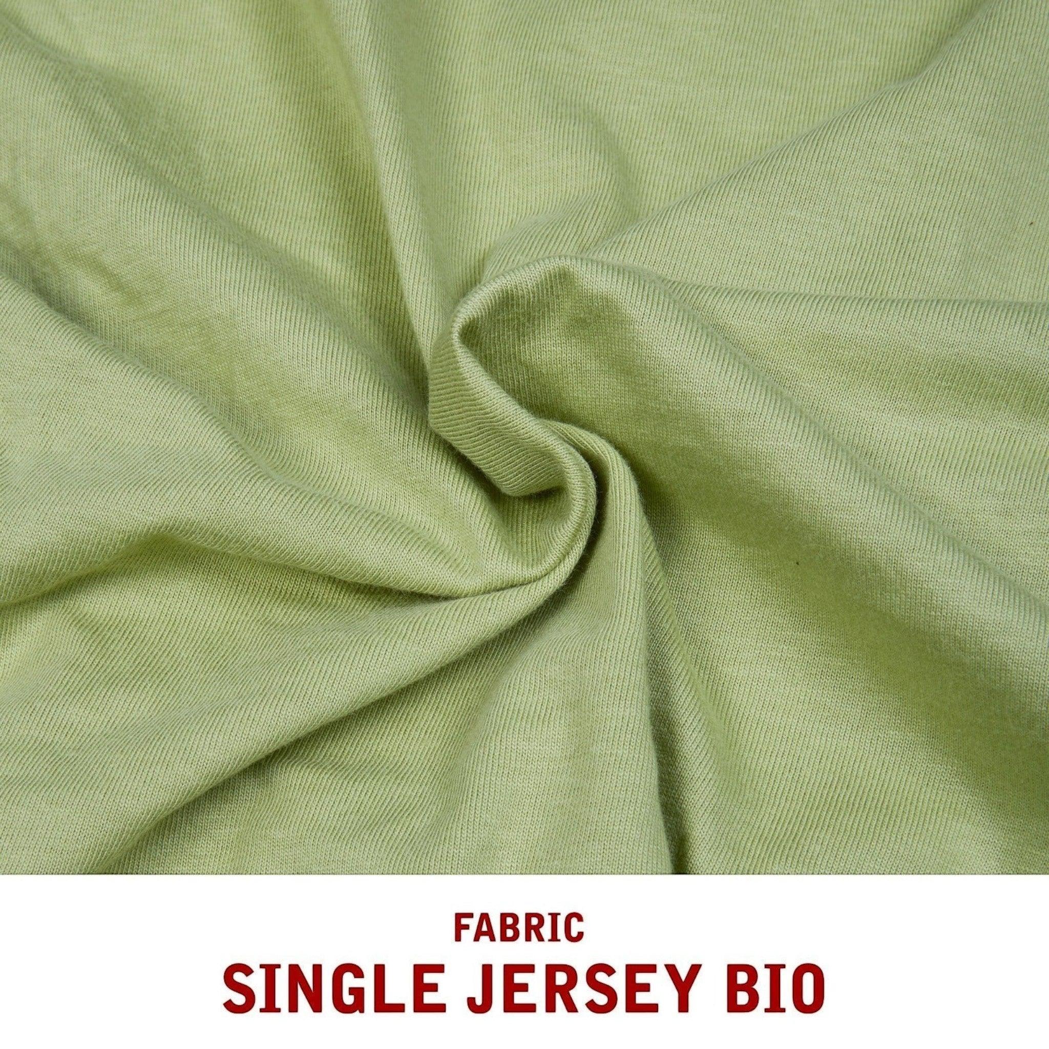 City Center Honey Girls collection light green single jersey knit fabric texture with soft breathable finish