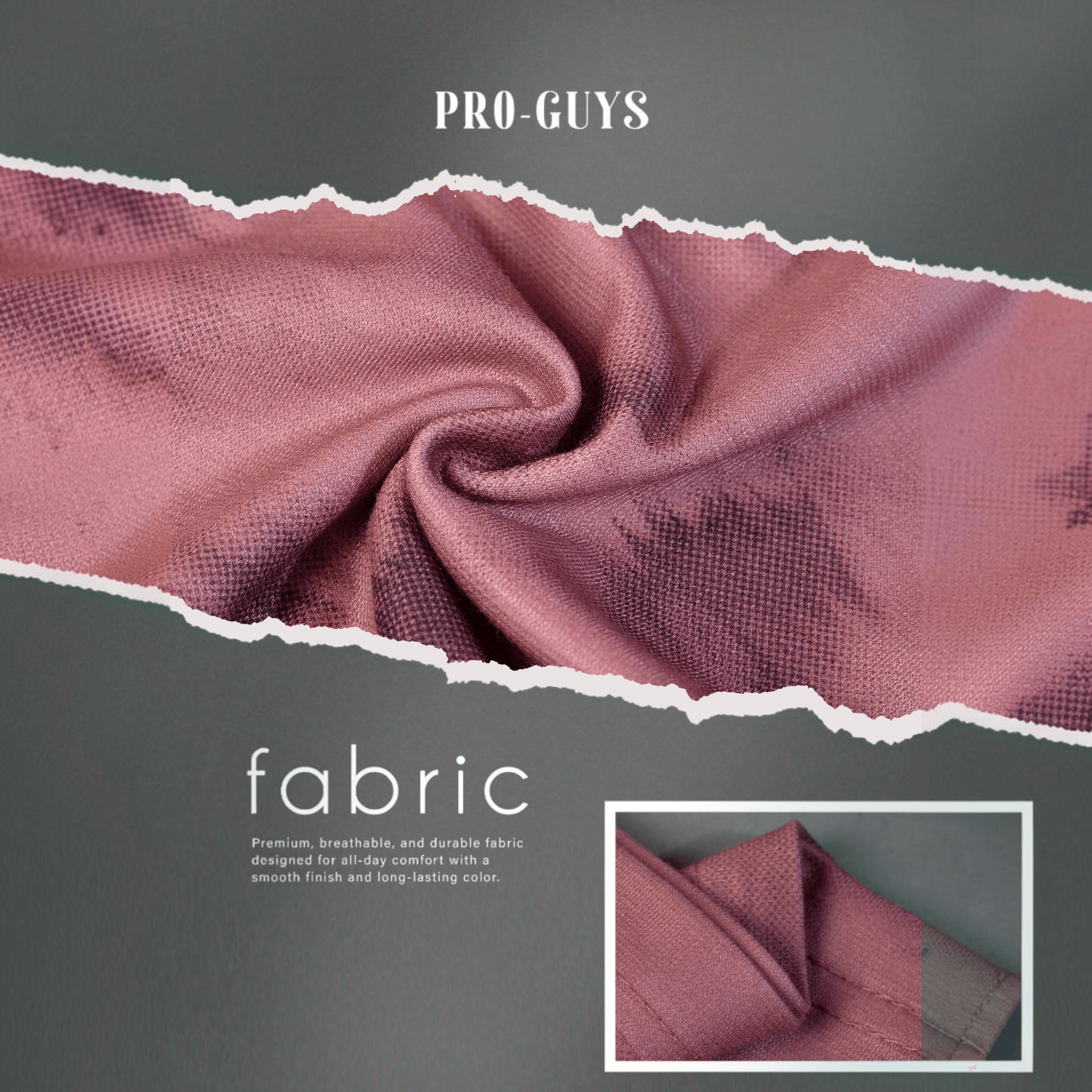 City Center Pro-Guys kids clothing fabric close-up showing soft pink tie-dye cotton texture and durable stitching.