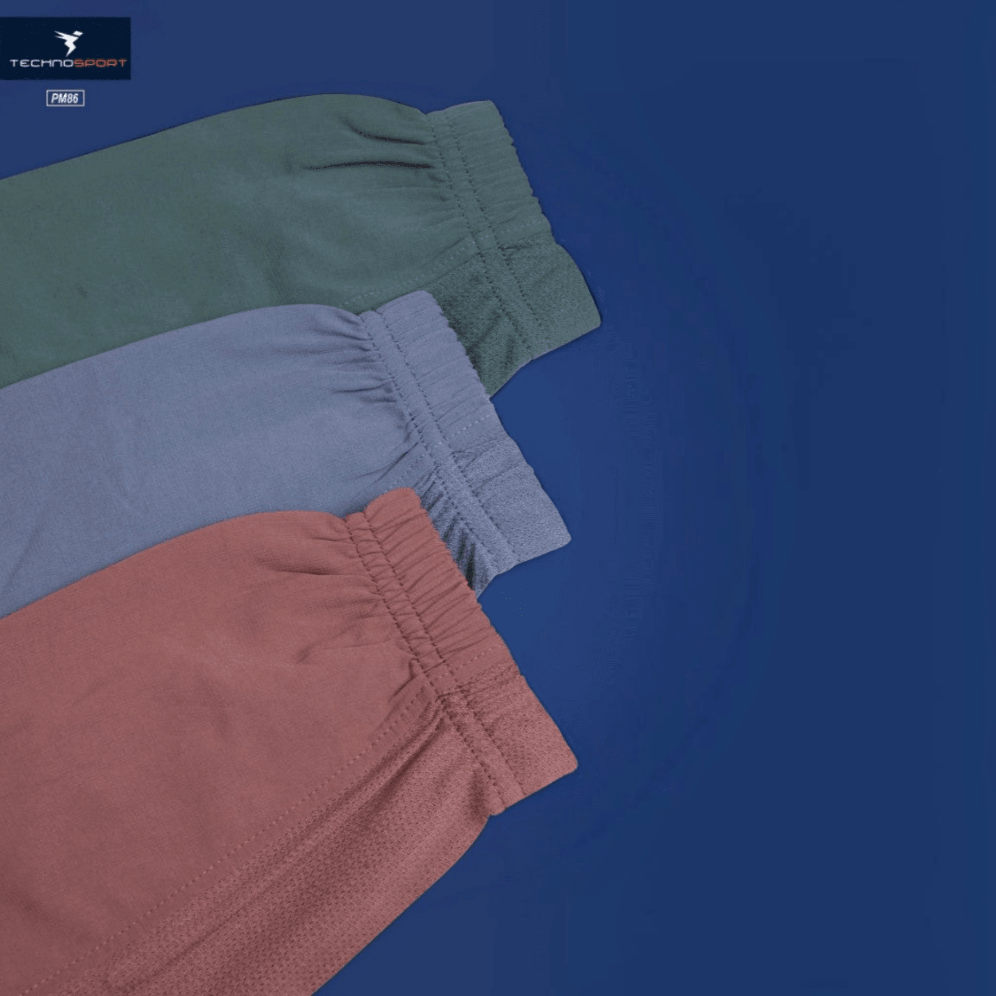 City Center Technosport TS Flexi Jacket PM86 sleeves in green, blue, and dusty rose with elasticated cuffs.