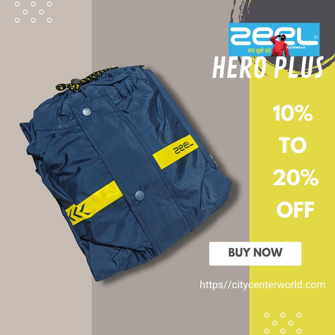 Zeel Premium Parachute Raincot hero plus – City Center