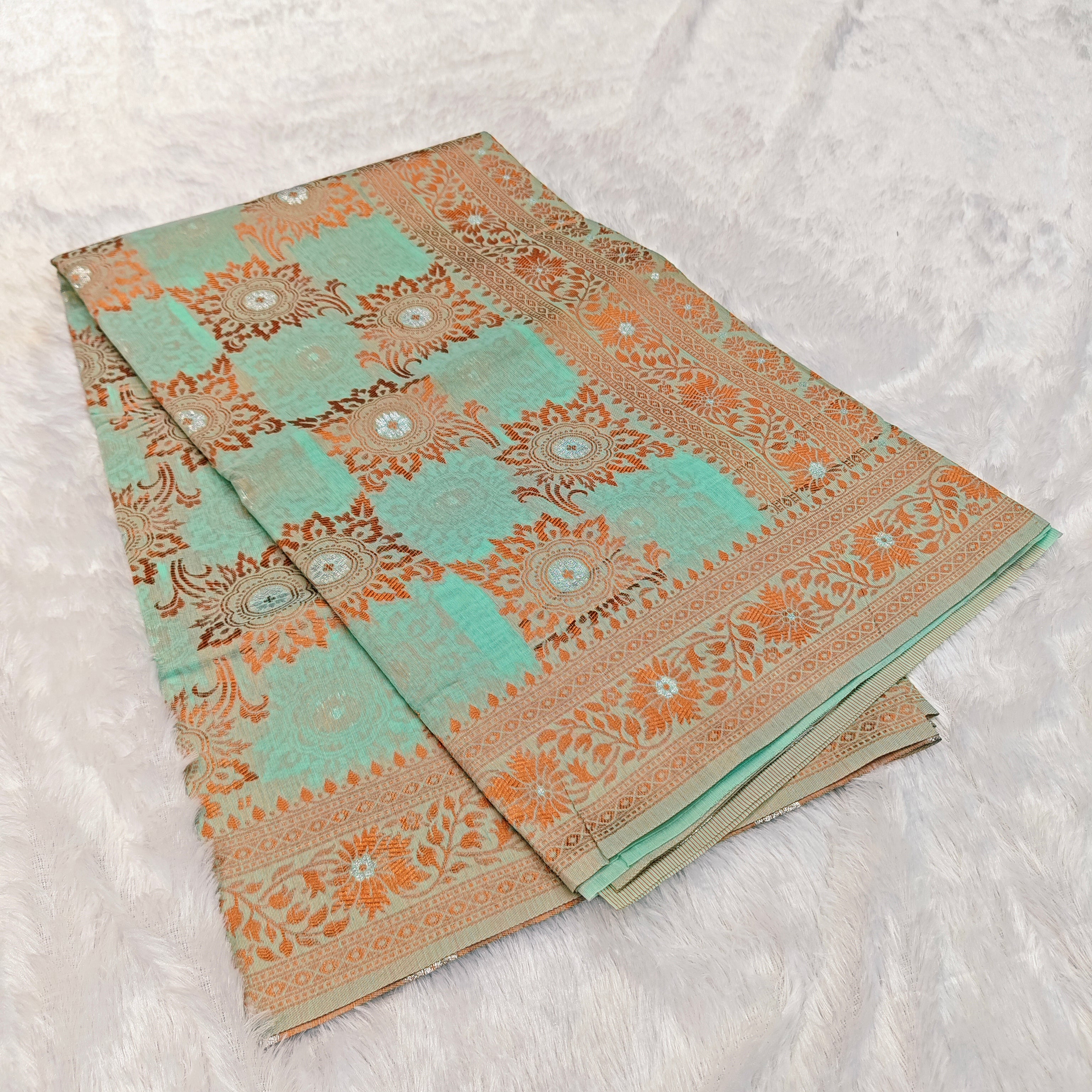 Stay cool and look radiant this season with our Summer Special Cotton Saree Collection. 1019